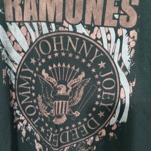 Ramones Short Sleeve Band Tour T Shirt